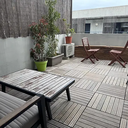 公寓 Beau Avec Belle Terrasse Au Centre De